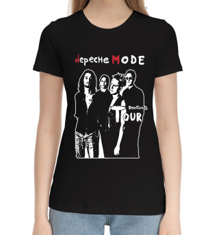 Хлопковая футболка для девочек Depeche Mode