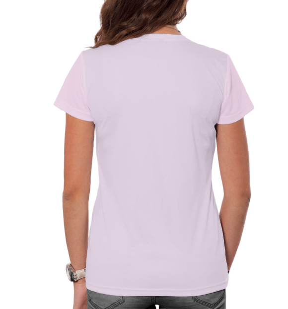 Женская футболка с изображением Пёсель цвета Белый