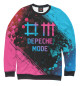 Свитшот для девочек Depeche Mode Neon Gradient (colors)