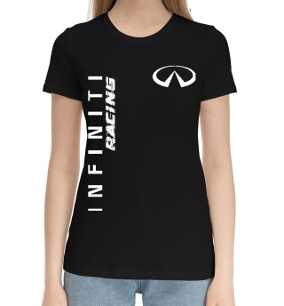 Хлопковая футболка для девочек Инфинити | Racing