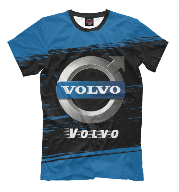 Мужская футболка с изображением Вольво | Volvo цвета Белый