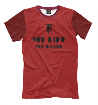 Мужская футболка MY LIFE-MY RULES