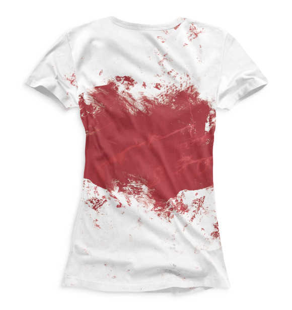 Женская футболка с изображением Полузащитник Кристиан Эриксен цвета Белый