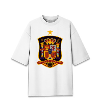 Женская футболка оверсайз Сборная Испании