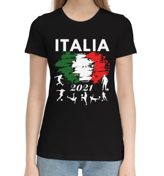 Хлопковая футболка для девочек Italia 2021