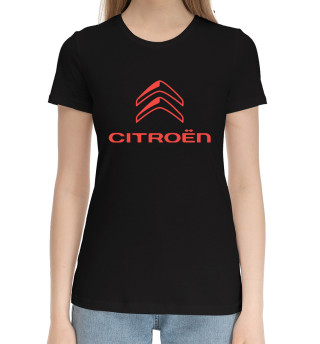 Хлопковая футболка для девочек Citroen