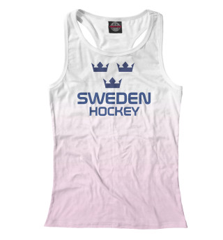 Женская майка-борцовка Sweden Hockey