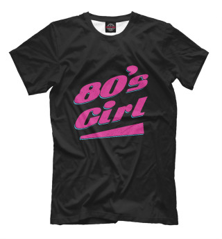 Мужская футболка 80s Girl