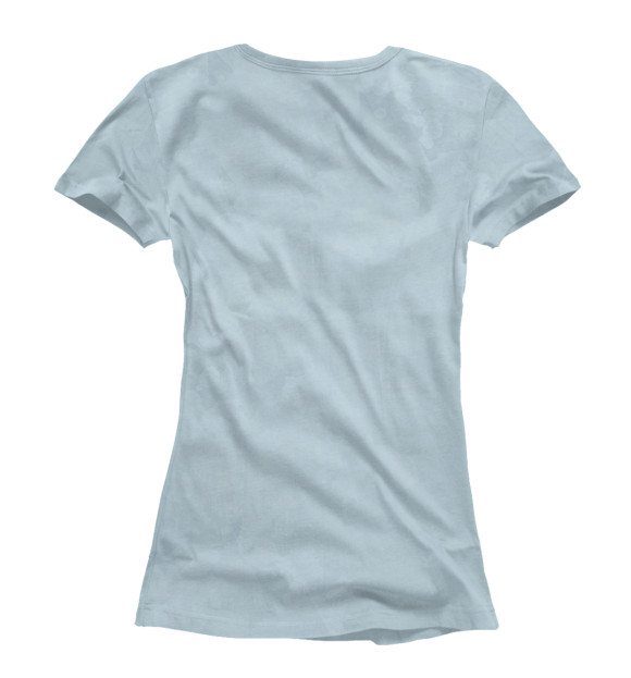 Женская футболка с изображением Кроха Енот цвета Белый