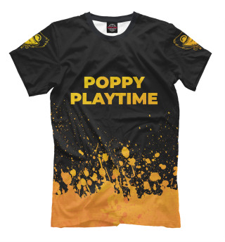 Мужская футболка Poppy Playtime Gold Gradient