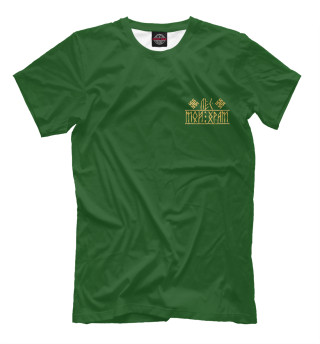 Мужская футболка Лес храм (с символикой)