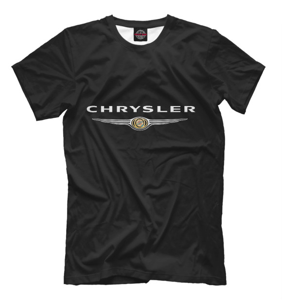 Мужская футболка с изображением Chrysler цвета Белый