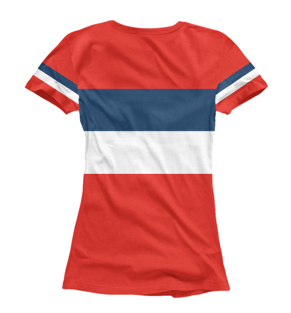 Женская футболка с изображением Рожден в СССР 1981 год цвета Белый