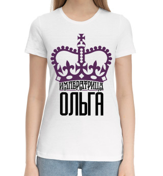 Хлопковая футболка для девочек Императрица Ольга
