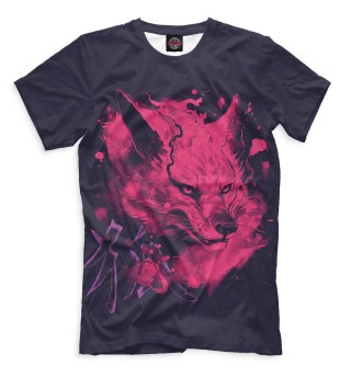 Мужская футболка Neon fox