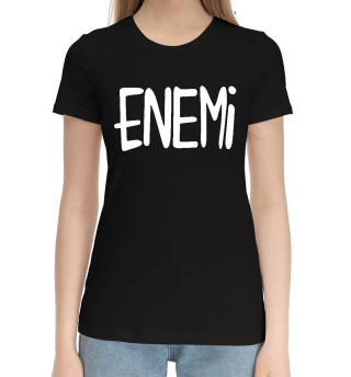 Хлопковая футболка для девочек Арсений Попов: ENEMI