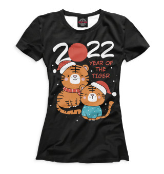 Женская футболка 2022 year of the tiger