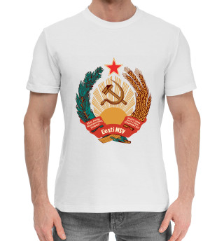 Мужская хлопковая футболка Эстонская ССР