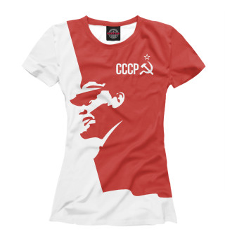Женская футболка СССР Владимир Ильич