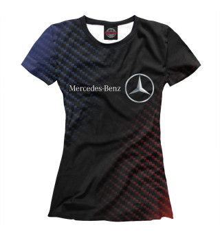 Футболка для девочек Mercedes | Карбон