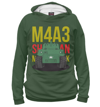 Худи для девочки Танк США M4A3
