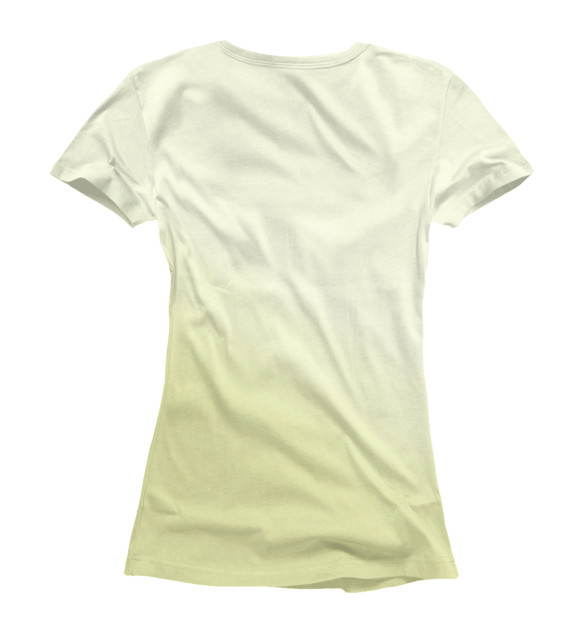 Женская футболка с изображением Лис Томоэ цвета Белый